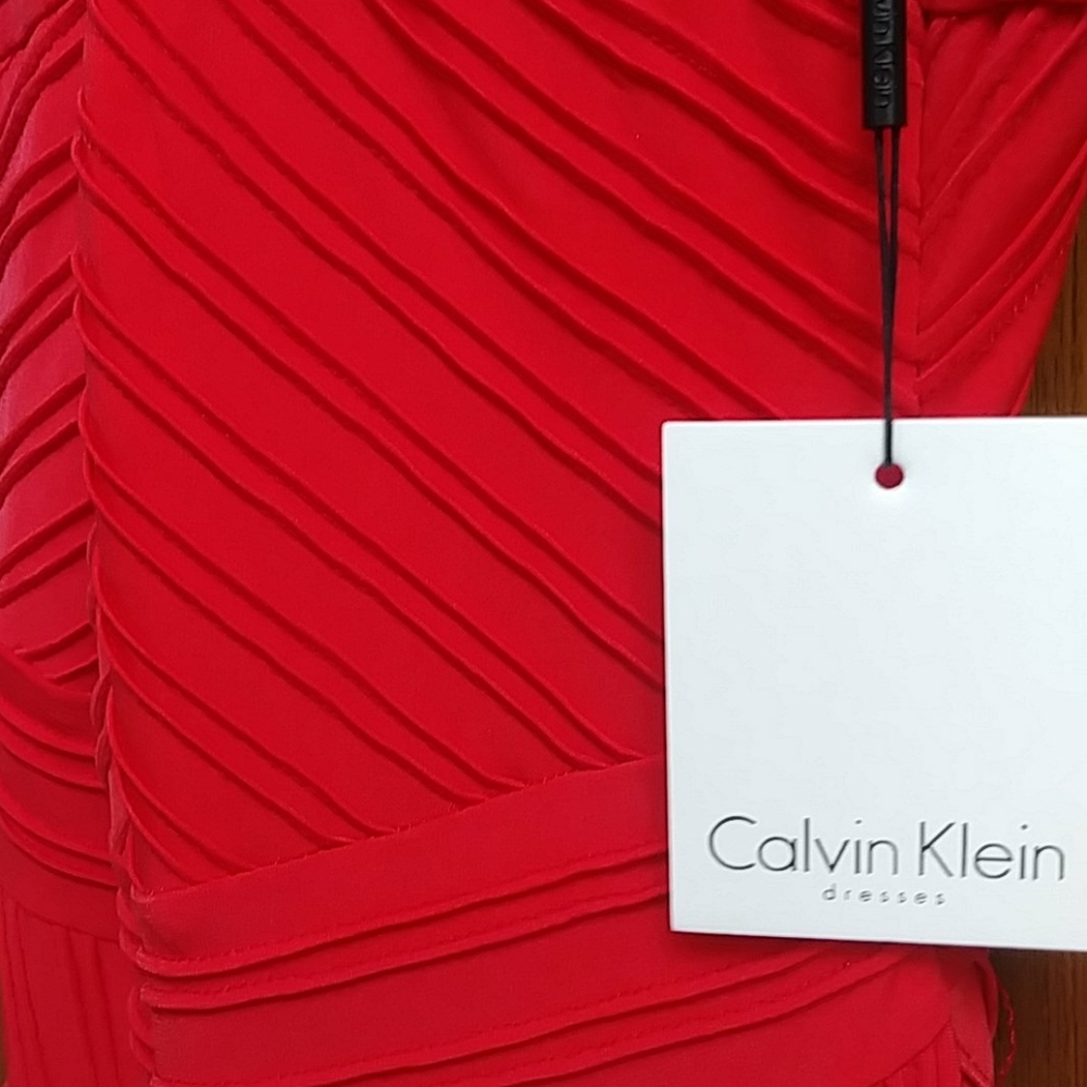 Calvin Klein Red Dress - Picture 2 of 14